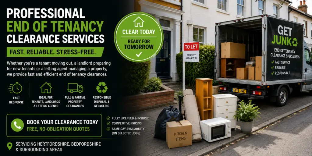 End of tenancy clearances hertfordshire & bedfordshire