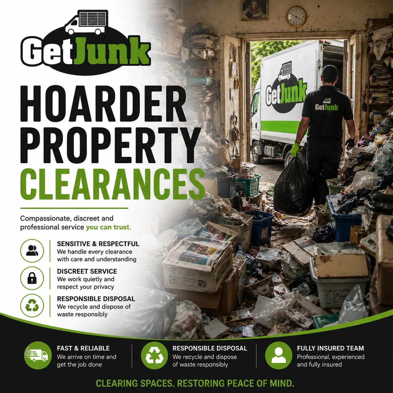 Hoarder property clearances