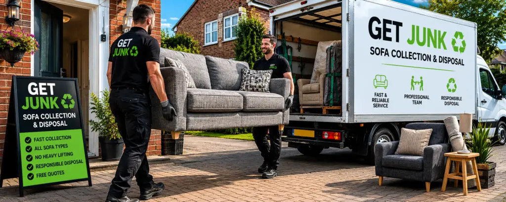 Sofa collection & disposal - same day sofa removal hertfordshire & bedfordshire