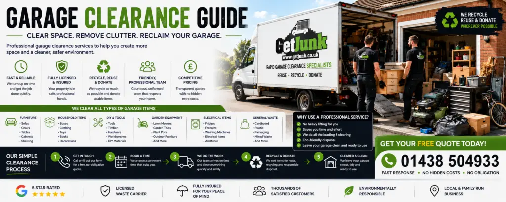 Garage clearance guide