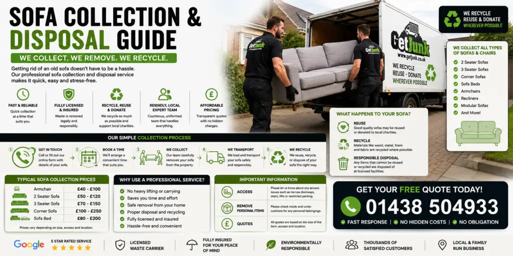 sofa collection & disposal guide